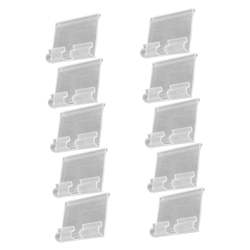 Gogogmee 20 Stück Teiliges PVC Preisschilderhalter Klar Einsetzbar Einfache Befestigung für Supermarktregale Langlebig Transparent für Warenpräsentation und Verkaufsförderung Gogogmee 20 Stück Teiliges PVC Preisschilderhalter Klar Einsetzbar Einfache Befestigung für Supermarktregale Langlebig Transparent für Warenpräsentation und Verkaufsförderung von Gogogmee