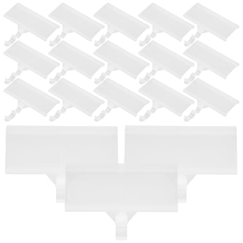 Gogogmee 20 Stück Teiliges Preisschildhalter aus Stabilem Kunststoff Transparenter Etikettenhalter zum Einklemmen an Drahtregalen und Aufbewahrungskörben Einfache Anbringung für Klare Gogogmee 20 Stück Teiliges Preisschildhalter aus Stabilem Kunststoff Transparenter Etikettenhalter zum Einklemmen an Drahtregalen und Aufbewahrungskörben Einfache Anbringung für Klare von Gogogmee