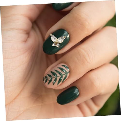 Gogogmee 20 Stück Teiliges Schmetterling Nail Charms aus Langlebigem Legierungs material mit Funkelnden Strasssteinen für DIY Maniküre und Professionelle Nagelkunst Deko für Frauen und von Gogogmee