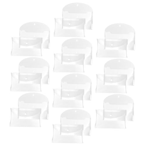 Gogogmee 20 Stück Transparente Dokumententaschen mit Druckknopfverschluss Wiederverwendbare Aufbewahrungstaschen für Bürounterlagen Quittungen und Rechnungen Leichte Organizer für Gogogmee 20 Stück Transparente Dokumententaschen mit Druckknopfverschluss Wiederverwendbare Aufbewahrungstaschen für Bürounterlagen Quittungen und Rechnungen Leichte Organizer für von Gogogmee