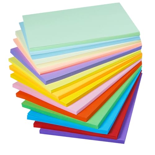 Gogogmee 200 Blatt Origami Papier Farben M² Bastelpapier für DIY Faltpapier Handlich Leicht zu Falten und Schneiden für Handarbeiten Dekoration und Geschenkgestaltung von Gogogmee