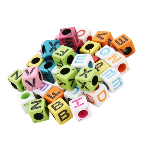 Gogogmee 200 Stück Bunte Acryl Buchstaben Würfelperlen mit DIY Schmuck Bastelset für Armbänder Halsketten Ohrringe Kreative Personalisierte Accessoires Gogogmee 200 Stück Bunte Acryl Buchstaben Würfelperlen mit DIY Schmuck Bastelset für Armbänder Halsketten Ohrringe Kreative Personalisierte Accessoires von Gogogmee