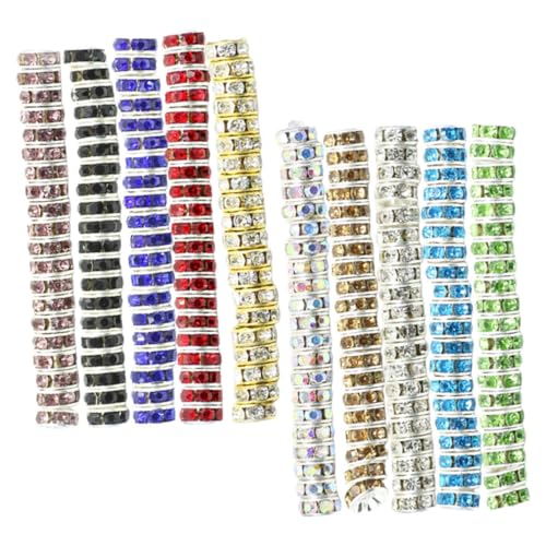 Gogogmee 200 Stück Glasperlen Bunte Spacer Perlen für Schmuckherstellung Armband und Halskette DIY Bastelperlen Facettierte Zwischenperlen für Erwachsene Gogogmee 200 Stück Glasperlen Bunte Spacer Perlen für Schmuckherstellung Armband und Halskette DIY Bastelperlen Facettierte Zwischenperlen für Erwachsene von Gogogmee