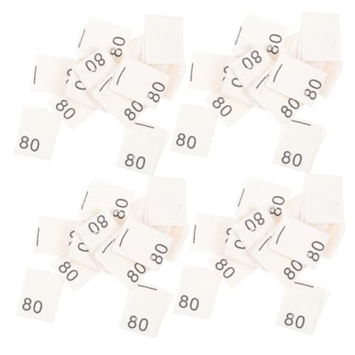 Gogogmee 200 Stück Größenetiketten zum Aufnähen Langlebige Hautfreundliche Textilgrößenmarken für Kinderkleidung Wie Pullover Shirts Jacken für Bekleidungsläden und Heimgebrauch Gogogmee 200 Stück Größenetiketten zum Aufnähen Langlebige Hautfreundliche Textilgrößenmarken für Kinderkleidung Wie Pullover Shirts Jacken für Bekleidungsläden und Heimgebrauch von Gogogmee