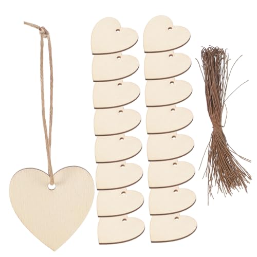 Gogogmee 200 Stück Holzherzen Unlackiert DIY Bastelmaterial für Valentinstag Rustikale Holzscheiben für Dekoration Hängende Anhänger Natürliche Holzanhänger Gogogmee 200 Stück Holzherzen Unlackiert DIY Bastelmaterial für Valentinstag Rustikale Holzscheiben für Dekoration Hängende Anhänger Natürliche Holzanhänger von Gogogmee