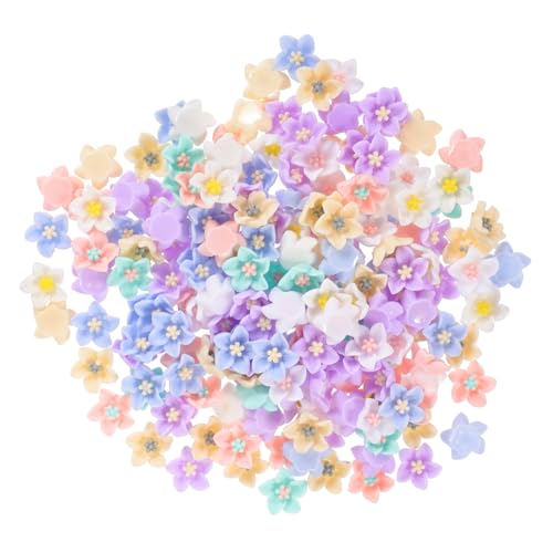 Gogogmee 200 Stück Kleine Resin Blumen Charms für DIY Bastelarbeiten Bunte Harz Blüten Anhänger für Schmuckherstellung Handarbeit Telefonhüllen und Dekorationen Gogogmee 200 Stück Kleine Resin Blumen Charms für DIY Bastelarbeiten Bunte Harz Blüten Anhänger für Schmuckherstellung Handarbeit Telefonhüllen und Dekorationen von Gogogmee