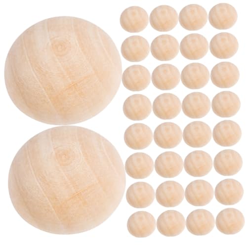 Gogogmee 200 Stück Natur Unfertige Halbe Holzperlen Halbkreis Holzperlen DIY Bastelbedarf für Schmuckherstellung und Kinderhandwerk Dekoration Gogogmee 200 Stück Natur Unfertige Halbe Holzperlen Halbkreis Holzperlen DIY Bastelbedarf für Schmuckherstellung und Kinderhandwerk Dekoration von Gogogmee