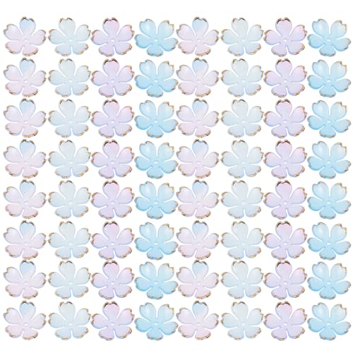 Gogogmee 200 Stück Petal Blütenperlenkappen mit Farbverlauf Leichte Acryl-spacerkappen für Schmuckherstellung DIY Perlenzubehör für Halsketten Armbänder Haarnadeln und Kreative Gogogmee 200 Stück Petal Blütenperlenkappen mit Farbverlauf Leichte Acryl-spacerkappen für Schmuckherstellung DIY Perlenzubehör für Halsketten Armbänder Haarnadeln und Kreative von Gogogmee
