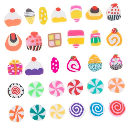 Gogogmee 200 Stück Polymer Clay Früchte Perlen für Schmuckherstellung Bunte Spacer Beads für DIY Armbänder Halsketten Geeignet für Bastelprojekte mit Kindern und Erwachsenen von Gogogmee