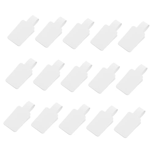Gogogmee 200 Stück Selbstklebende Weiße Schmuckanhänger Preisschilder Etiketten für Halsketten Ringe Blanko Papier Aufkleber Schmuckpreisschild Gogogmee 200 Stück Selbstklebende Weiße Schmuckanhänger Preisschilder Etiketten für Halsketten Ringe Blanko Papier Aufkleber Schmuckpreisschild von Gogogmee
