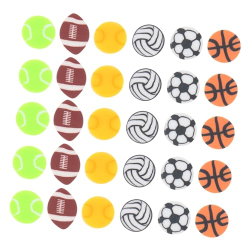 Gogogmee 200 Stück Sportliche Kugel Perlen Loops für Armbänder und Ohrringe Gemischte Designs für Diy Schmuckherstellung Hochwertige Polymerperlen für Bastelprojekte von Gogogmee