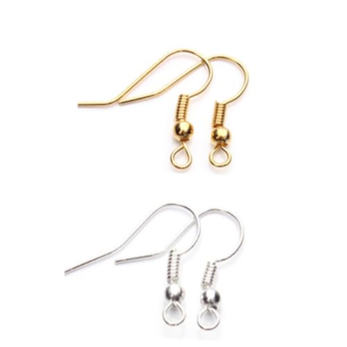 Gogogmee 200 Stück Teiliges Ohrringzubehör Goldfarbene Ohrhaken Allergie Schmuckteile für Damen Einfache Ohrring Rohlinge Langlebig und Vielseitig für DIY Ohrringe und Alltag Gogogmee 200 Stück Teiliges Ohrringzubehör Goldfarbene Ohrhaken Allergie Schmuckteile für Damen Einfache Ohrring Rohlinge Langlebig und Vielseitig für DIY Ohrringe und Alltag von Gogogmee