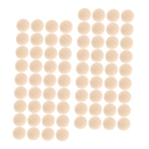 Gogogmee 200Stücke Halbkugel Holzperlen zum Basteln Unvollendete Holzkugeln DIY Bastelmaterial für Ketten Girlanden und Dekorationen Naturbelassen Langlebig Vielseitig von Gogogmee