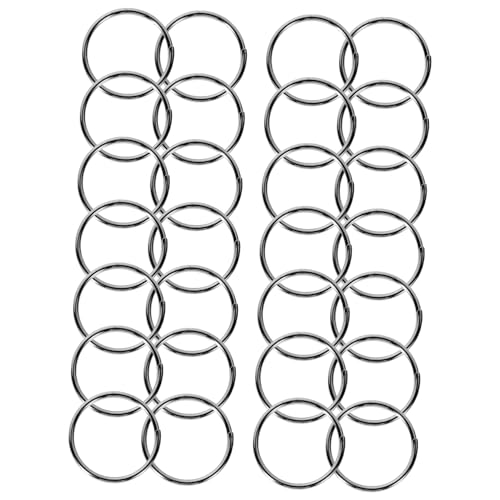 Gogogmee 200Stücke Metall Schlüsselanhänger Ringe Geteilte Schlüsselringe für DIY Projekte für Autoschlüssel und Taschenanhänger Glatte Oberfläche Design Gogogmee 200Stücke Metall Schlüsselanhänger Ringe Geteilte Schlüsselringe für DIY Projekte für Autoschlüssel und Taschenanhänger Glatte Oberfläche Design von Gogogmee
