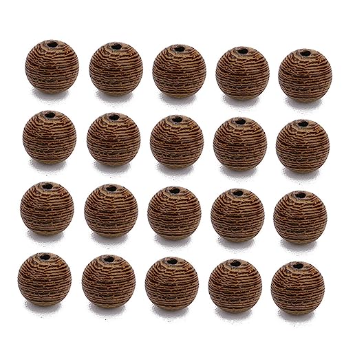 Gogogmee 200Stücke Runde Holzperlen für DIY Schmuck Bastelperlen für Armbänder und Ohrringe Vielseitig Einsetzbar Gogogmee 200Stücke Runde Holzperlen für DIY Schmuck Bastelperlen für Armbänder und Ohrringe Vielseitig Einsetzbar von Gogogmee