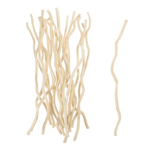 Gogogmee 20Stücke Bastelstäbchen Holz Lange Handgefertigte Flexible Zweige für DIY Projekte Foto Requisiten und Kreative Bastelarbeiten Geeignet für Garten von Gogogmee