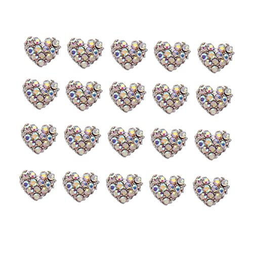 Gogogmee 20Stücke Herzförmige Nagel Charms Glänzende Nagel Dekoration für DIY Nagelkunst für Natürliche und Künstliche Nägel Einfache Anwendung und Design Gogogmee 20Stücke Herzförmige Nagel Charms Glänzende Nagel Dekoration für DIY Nagelkunst für Natürliche und Künstliche Nägel Einfache Anwendung und Design von Gogogmee