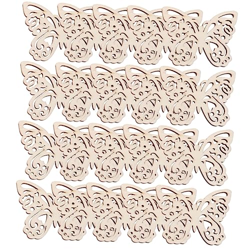 Gogogmee 20Stücke Unvollendete Holzschmetterlings Ausschnitte für DIY Bastelarbeiten Malmaterial für und Gemeinsame Projekte mit Freunden Gogogmee 20Stücke Unvollendete Holzschmetterlings Ausschnitte für DIY Bastelarbeiten Malmaterial für und Gemeinsame Projekte mit Freunden von Gogogmee