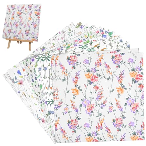 Gogogmee 24 Blatt Scrapbook Papier Blumendesign Bastelpapier für Journaling Kartenherstellung Vielseitig Einsetzbar Naturinspirierte Muster Langlebig und Einfach zu Verarbeiten Gogogmee 24 Blatt Scrapbook Papier Blumendesign Bastelpapier für Journaling Kartenherstellung Vielseitig Einsetzbar Naturinspirierte Muster Langlebig und Einfach zu Verarbeiten von Gogogmee