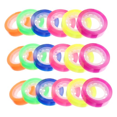 Gogogmee 24 Rollen Transparentes Klebeband Bopp Büro Klebeband Stark Haftend Vielseitig für Briefumschläge Geschenkverpackung und Papier Reparatur Zuhause und Büro von Gogogmee