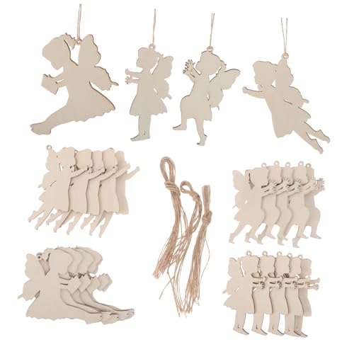 Gogogmee 24 Sätze Teiliges Holz-feen-dekor mit Designs Unlackierte DIY Holzfiguren mit Bastelschnur Vielseitig für Feiertage Sommerpartys und Kreative Kinderprojekte Leichte Montage Gogogmee 24 Sätze Teiliges Holz-feen-dekor mit Designs Unlackierte DIY Holzfiguren mit Bastelschnur Vielseitig für Feiertage Sommerpartys und Kreative Kinderprojekte Leichte Montage von Gogogmee