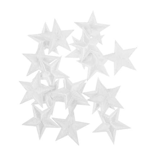 Gogogmee 24 Stück Teiliges Aufbügelbare Sterne Patches aus Langlebigem Polyesterstoff mit Besticktem Fünfzackigem Stern Design für Jeansjacken Hüte Schuhe und Kleidung Vielseitig Dekorativ von Gogogmee