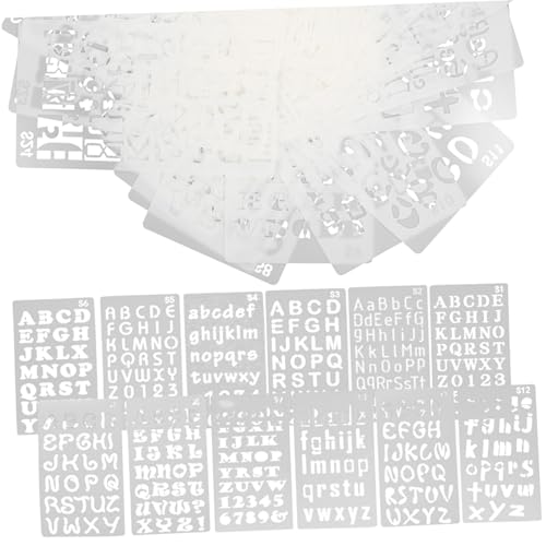 Gogogmee 24 Stück Teiliges Wiederverwendbares Englisches Alphabet Schablonen Wasserdichte Buchstaben Malvorlagen für DIY Scrapbook und Graffiti Leichte Kompakte Malvorlagen für Kreative Gogogmee 24 Stück Teiliges Wiederverwendbares Englisches Alphabet Schablonen Wasserdichte Buchstaben Malvorlagen für DIY Scrapbook und Graffiti Leichte Kompakte Malvorlagen für Kreative von Gogogmee