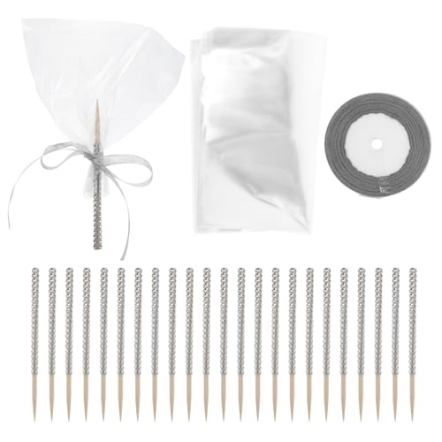 Gogogmee Dekorative Bonbonstäbchen Mit Glitzertüten Und Bändern Für Partys Hochzeiten Bastelprojekte Gogogmee Dekorative Bonbonstäbchen Mit Glitzertüten Und Bändern Für Partys Hochzeiten Bastelprojekte von Gogogmee