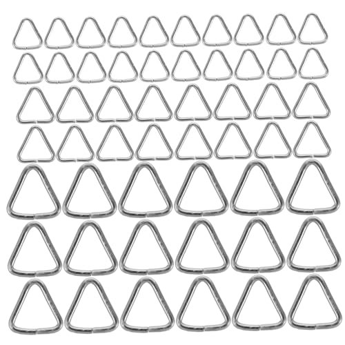 Gogogmee 240 Stück Teiliges Edelstahl Dreieck-biegeringe mit Polierter Oberfläche Kleine und Mittlere Vielseitige Schmuckverbinder für Halsketten Armbänder und Anhänger DIY von Gogogmee