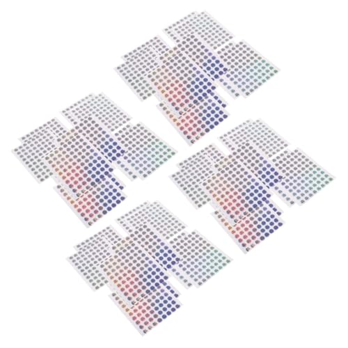 Gogogmee 2400Stücke Selbstklebende Lageretiketten Qc Bestätigte Aufkleber für Qualitätskontrolle Langlebig für Lagerverwaltung und Produktkennzeichnung von Gogogmee