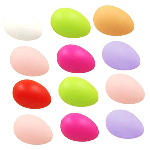 Gogogmee 24Stücke Bunte DIY Eierschalen für Ostern Eier zum Bemalen Kreative Bastel Accessoires für Dekoration für Zuhause und Partys von Gogogmee