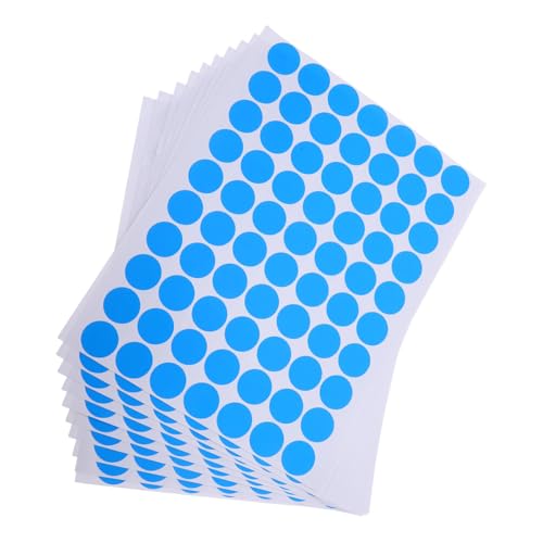 Gogogmee 25 Blatt Wasserfeste Selbstklebende Runde Etiketten Flexible PVC Aufkleber Bögen mit Farbigen Punkten Druck Beschriftbar für Lebensmittelverpackungen Flaschen und Outdoor-einsatz Gogogmee 25 Blatt Wasserfeste Selbstklebende Runde Etiketten Flexible PVC Aufkleber Bögen mit Farbigen Punkten Druck Beschriftbar für Lebensmittelverpackungen Flaschen und Outdoor-einsatz von Gogogmee