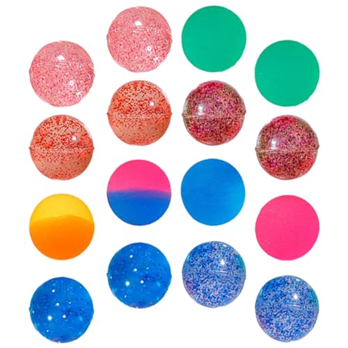 Gogogmee 25 Stück Bouncy Balls für Bunte Elastische Springbälle Partyspielzeug für Spiele und Fördert Farbenverständnis und Spielspaß von Gogogmee