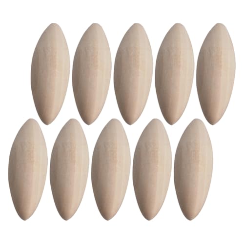 Gogogmee 25 Stück Diy Holzperlen Oval Form Schmuck Bastelbedarf für Makramee Schmuckherstellung und Kreative Projekte Natürliche Holzmaterialien Gogogmee 25 Stück Diy Holzperlen Oval Form Schmuck Bastelbedarf für Makramee Schmuckherstellung und Kreative Projekte Natürliche Holzmaterialien von Gogogmee