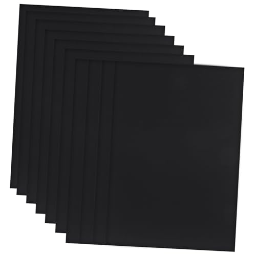 Gogogmee 25 Stück Schwarz Karton Papier für Diy Bastelarbeiten Scrapbooking und Einladungen Hochwertige Handwerksmaterialien für Kreative Projekte von Gogogmee
