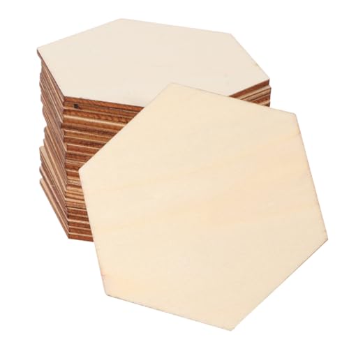 Gogogmee 25 Stück Sechseckige Holzscheiben Nachhaltige DIY Holz Namensschilder für Hochzeiten Partydekoration Umweltfreundliche Holzanhänger für Kreative Bastelprojekte Gogogmee 25 Stück Sechseckige Holzscheiben Nachhaltige DIY Holz Namensschilder für Hochzeiten Partydekoration Umweltfreundliche Holzanhänger für Kreative Bastelprojekte von Gogogmee