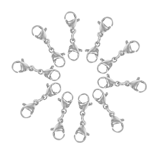 Gogogmee 25 Stück Teiliges Verlängerungskettenset mit Doppelseitigem Karabinerverschluss Robust und Rostfrei für DIY Schmuckherstellung von Armbändern und Halsketten Gogogmee 25 Stück Teiliges Verlängerungskettenset mit Doppelseitigem Karabinerverschluss Robust und Rostfrei für DIY Schmuckherstellung von Armbändern und Halsketten von Gogogmee