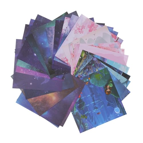 Gogogmee 250 Stück Origami Papier Doppelseitiges Papier mit Sternen Planeten Sternbildern Blumen und Meereswelt Motiven Quadratisch Leicht für DIY Basteln Dekoration und Geschenke von Gogogmee