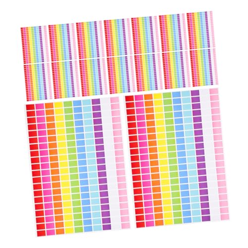Gogogmee 25Blatt Bunte Rechteckige Etiketten Selbstklebend für Büro Schule DIY Verpackung Beschriftung Babyflaschen Lebensmittelbehälter Gogogmee 25Blatt Bunte Rechteckige Etiketten Selbstklebend für Büro Schule DIY Verpackung Beschriftung Babyflaschen Lebensmittelbehälter von Gogogmee