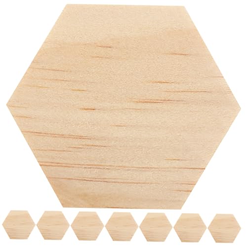 Gogogmee 25Stücke Holzscheiben DIY Sechseck Untersetzer Stabilem Holz für Kreative Bastelprojekte zum Malen und Gravieren Vielseitig Einsetzbar für Wohnkultur und Handwerk Gogogmee 25Stücke Holzscheiben DIY Sechseck Untersetzer Stabilem Holz für Kreative Bastelprojekte zum Malen und Gravieren Vielseitig Einsetzbar für Wohnkultur und Handwerk von Gogogmee