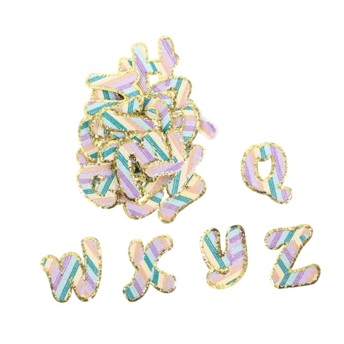 Gogogmee 26 Stück Teiliges Bügelalphabet Patches Bunte Bestickte Buchstaben Aufnäher DIY Kleidung Reparatur Flicken für Jacken Hemden Rucksäcke Individuell Gestaltbar Gogogmee 26 Stück Teiliges Bügelalphabet Patches Bunte Bestickte Buchstaben Aufnäher DIY Kleidung Reparatur Flicken für Jacken Hemden Rucksäcke Individuell Gestaltbar von Gogogmee