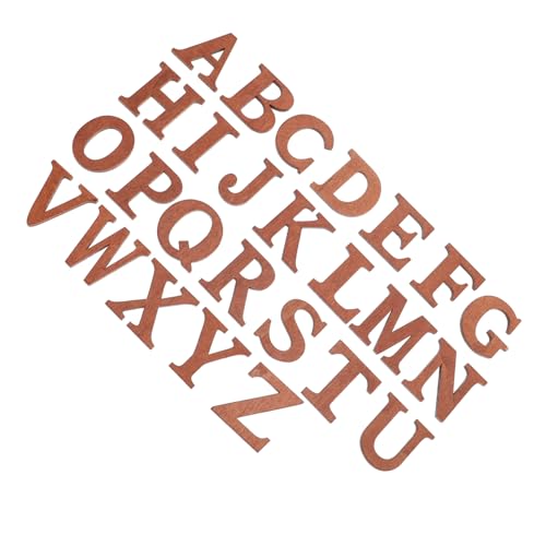 Gogogmee 26Stücke Teiliges Holzbuchstaben DIY Holzschnitt für Bastelprojekte für Wanddekoration Geburtstagsfeiern und Weihnachtsfeiern von Gogogmee