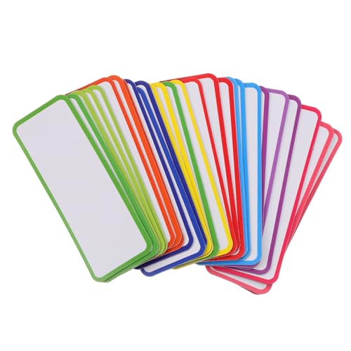 Gogogmee 27Stücke Teiliges Magnetisches Trockenerase Beschriftungen Magnetische Memo Tags für Kühlschrank Whiteboard und Büro Beschreibbare Etiketten für Personalisierung von Gogogmee