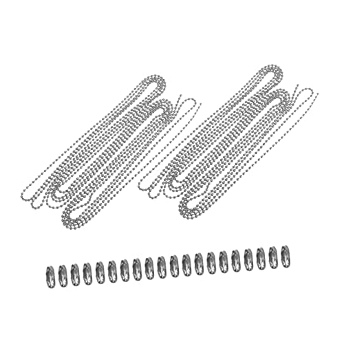 Gogogmee 2Sätze Perlenkette mit Steckern Kugelkette für Schmuckherstellung DIY Projekte Armbänder Deckenleuchten und Mehr Hochwertiges Anpassbare Gogogmee 2Sätze Perlenkette mit Steckern Kugelkette für Schmuckherstellung DIY Projekte Armbänder Deckenleuchten und Mehr Hochwertiges Anpassbare von Gogogmee