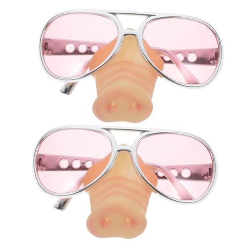 Gogogmee 2St Cosplay-Party-Brille große Nasenbrille Partybrille prop Schweinchen tierkostüme tier kostüme Mode Sonnenbrillen riesige sonnenbrille Brille mit Schweinenase lustige Brille Rosa Gogogmee 2St Cosplay-Party-Brille große Nasenbrille Partybrille prop Schweinchen tierkostüme tier kostüme Mode Sonnenbrillen riesige sonnenbrille Brille mit Schweinenase lustige Brille Rosa von Gogogmee