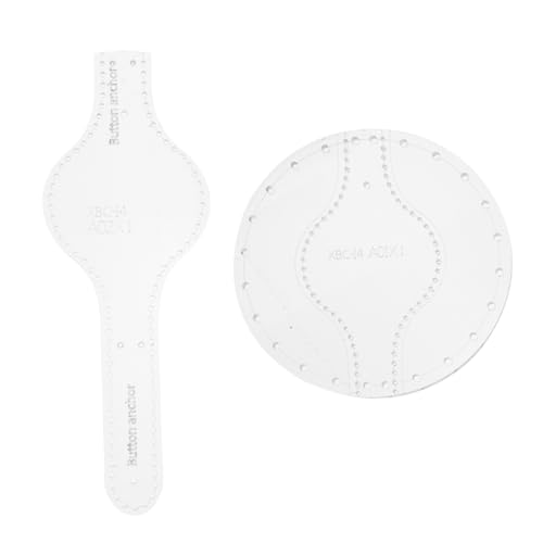 Gogogmee 2Stücke Acryl Vorlage für DIY Geldbörsen Handtaschen Design Schablone für Präzisionswerkzeug für Brieftaschen für Heimwerker und Profis von Gogogmee