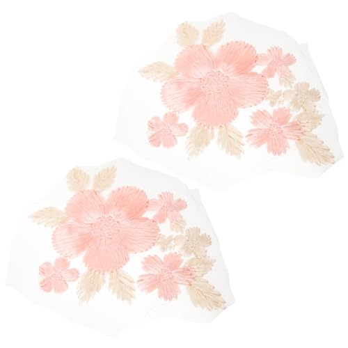 Gogogmee 2Stücke Blumen Patches für Hochzeitskleider Gestickte Applikationen für DIY Kleidung Spitzenaufnäher zum Aufbügeln für Dekoration und Handarbeiten Gogogmee 2Stücke Blumen Patches für Hochzeitskleider Gestickte Applikationen für DIY Kleidung Spitzenaufnäher zum Aufbügeln für Dekoration und Handarbeiten von Gogogmee