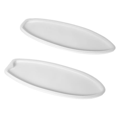 Gogogmee 2Stücke DIY Silikonform für Surfbrett Epoxidharz Gießform Untersetzer Silikonform für Bastelprojekte und Heimdekoration Wiederverwendbar und Leicht zu Reinigen von Gogogmee
