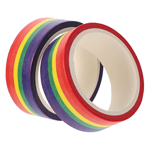 Gogogmee 2Stücke DIY Washi Tapes Selbstklebende Klebebänder für Geschenkverpackungen Scrapbooking und Journaling Einfach Abreißbar für Bastelprojekte Gogogmee 2Stücke DIY Washi Tapes Selbstklebende Klebebänder für Geschenkverpackungen Scrapbooking und Journaling Einfach Abreißbar für Bastelprojekte von Gogogmee