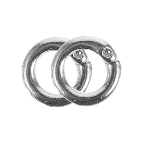 Gogogmee 2Stücke Silber Biegeringe Schmuck Verbindungsringe für DIY Schmuckherstellung für Armbänder und Hochwertiges Bastelzubehör von Gogogmee